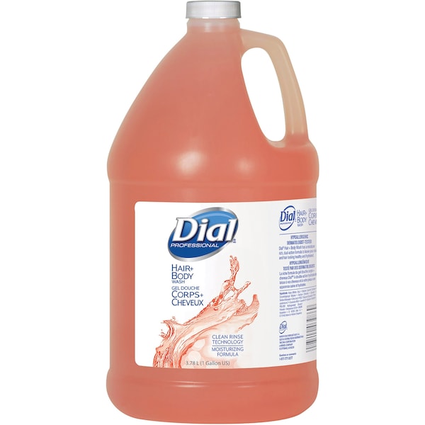 Dial Professional Dial Prof Body/Hair Shampoo, 1Gal, , Peach, PK 4 DIA03986 - main